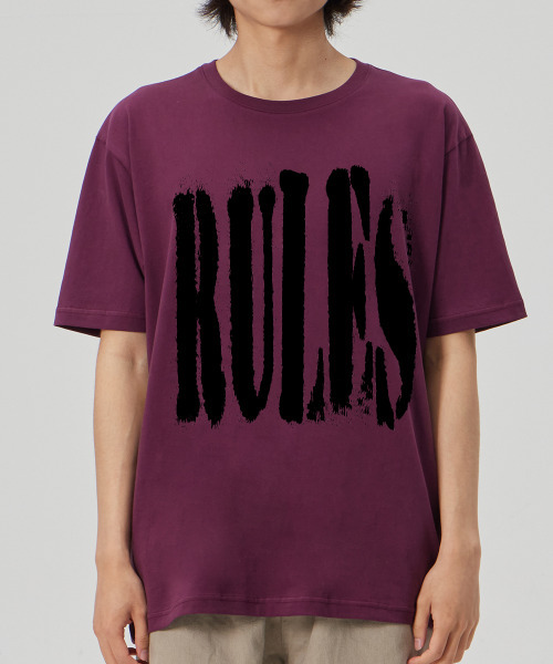 BY.L(バイエル)の「ルールズ 半袖Tシャツ ワイン(Tシャツ/カットソー・メンズ・その他・MEDIUM/LARGE/X-LARGE)」の2枚目の写真