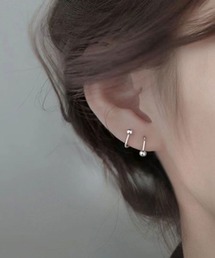 【 Port / ポート 】 カーブ デザイン ピアス