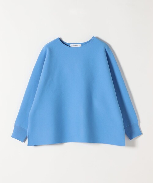 quaranciel（カランシエル）の「quaranciel:〈手洗い可能〉ボートネック ワイド ニット プルオーバー（ニット/セーター・レディース・ライトブルー/ネイビー・ONE SIZE）」の5枚目の写真
