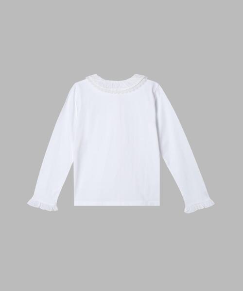 agnes b.(アニエスベー)の「キッズ コットン フリル レース ブラウス ”Volant Dentelle”(シャツ/ブラウス・キッズ・ホワイト・10YEAR/12YEAR/8YEAR/6YEAR/4YEAR)」の11枚目の写真