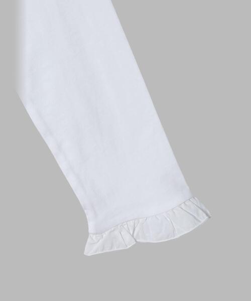 agnes b.(アニエスベー)の「キッズ コットン フリル レース ブラウス ”Volant Dentelle”(シャツ/ブラウス・キッズ・ホワイト・10YEAR/12YEAR/8YEAR/6YEAR/4YEAR)」の8枚目の写真