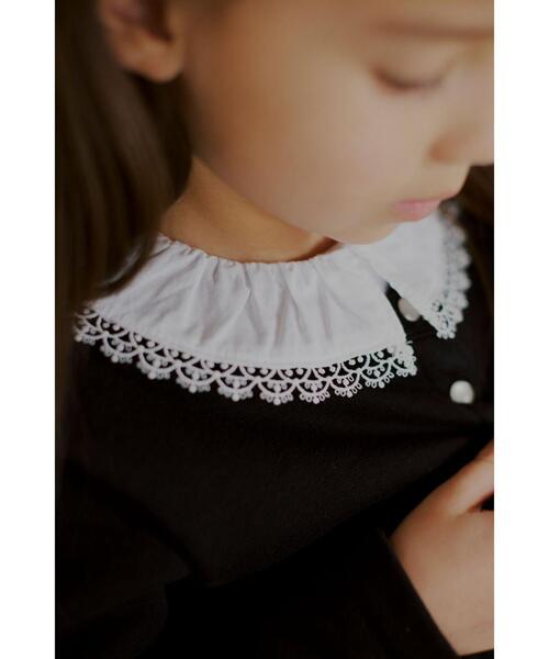 agnes b.(アニエスベー)の「キッズ コットン フリル レース ブラウス ”Volant Dentelle”(シャツ/ブラウス・キッズ・ホワイト・10YEAR/12YEAR/8YEAR/6YEAR/4YEAR)」の5枚目の写真