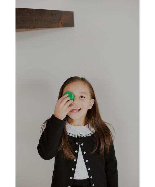 agnes b.(アニエスベー)の「キッズ コットン フリル レース ブラウス ”Volant Dentelle”(シャツ/ブラウス・キッズ・ホワイト・10YEAR/12YEAR/8YEAR/6YEAR/4YEAR)」の4枚目の写真