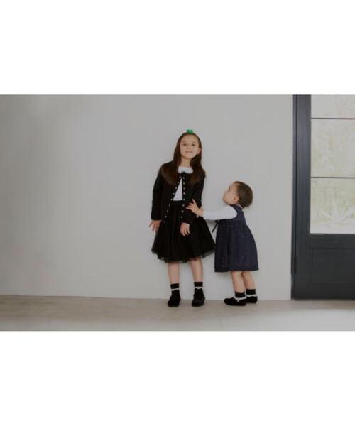 agnes b.(アニエスベー)の「キッズ コットン フリル レース ブラウス ”Volant Dentelle”(シャツ/ブラウス・キッズ・ホワイト・10YEAR/12YEAR/8YEAR/6YEAR/4YEAR)」の2枚目の写真