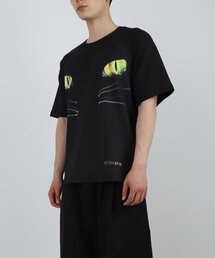 BEOM（ボム）の「キャッツアイTシャツブラック（Tシャツ/カットソー）」