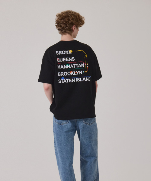 GET IT ON(ゲットイットオン)の「トラベルオーバーサイズ半袖Tシャツ_アンサー(解答)(Tシャツ/カットソー・レディース・ブラック・FREE)」の9枚目の写真