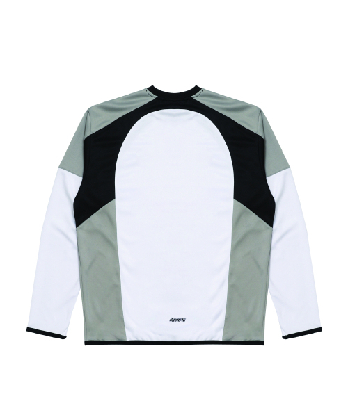 HYUNFIT（ヒョンフィット）の「NLB SPROTY LONG SLEEVE-[WHITE]（Tシャツ/カットソー・メンズ・その他・SMALL/MEDIUM/LARGE/X-LARGE）」の2枚目の写真