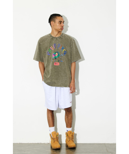 PHILIPPAKER(フィリップペイカー)の「BMCミニバスクレヨン半袖Tシャツピグメントヴィンテージグリーン(Tシャツ/カットソー・メンズ・その他・MEDIUM/LARGE/X-LARGE)」の4枚目の写真