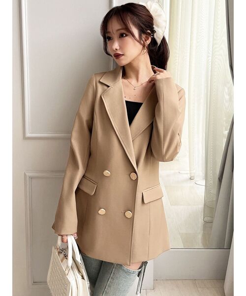 RESEXXY（リゼクシー）の「テーラードジャケット（テーラードジャケット・レディース・ベージュ/ネイビー/アイボリー・FREE）」の12枚目の写真