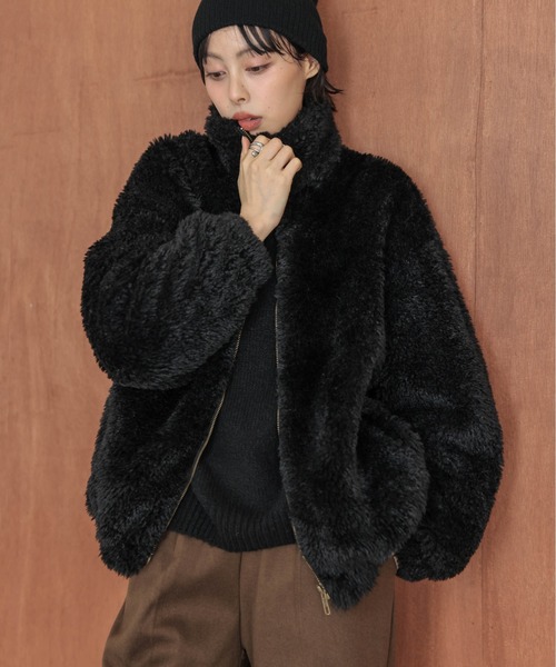 セール】エコファーブルゾン（ブルゾン）｜AMELY（エミリー）の