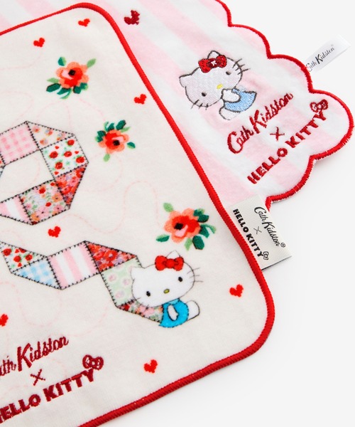 Cath Kidston(キャスキッドソン)の「Cath Kidston × Hello Kitty タオルハンカチ Patchwork(ハンカチ/ハンドタオル・キッズ・ライトピンク・FREE)」の3枚目の写真