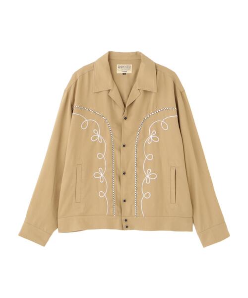 schott（ショット）の「Schott/ショット/LYOCELL WESTERN JACKET/リヨセル ウエスタンジャケット（ブルゾン・メンズ・ブラック/ベージュ・M/L/XL/2XL）」の22枚目の写真
