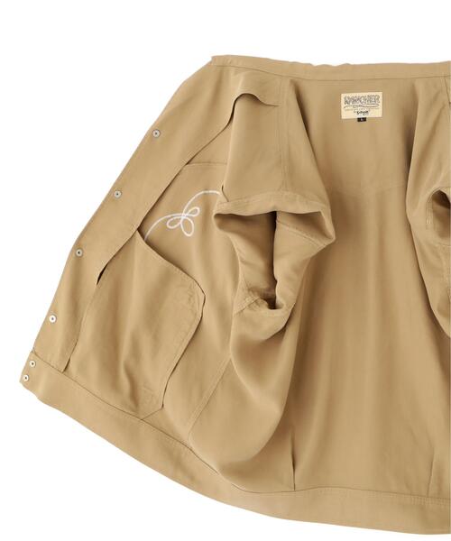 schott（ショット）の「Schott/ショット/LYOCELL WESTERN JACKET/リヨセル ウエスタンジャケット（ブルゾン・メンズ・ブラック/ベージュ・M/L/XL/2XL）」の20枚目の写真