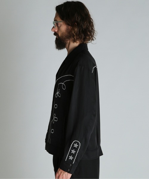 schott(ショット)の「Schott/ショット/LYOCELL WESTERN JACKET/リヨセル ウエスタンジャケット(ブルゾン・メンズ・ブラック/ベージュ・M/L/XL/2XL)」の5枚目の写真