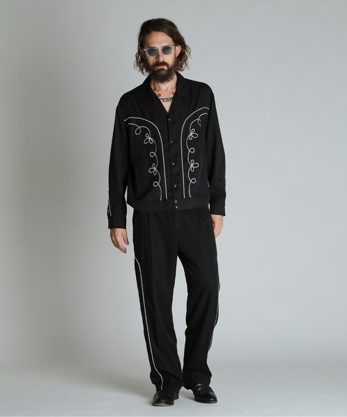 schott(ショット)の「Schott/ショット/LYOCELL WESTERN JACKET/リヨセル ウエスタンジャケット(ブルゾン・メンズ・ブラック/ベージュ・M/L/XL/2XL)」の11枚目の写真