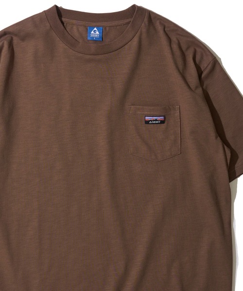 GERRY(ジェリー)の「【GERRY/ジェリー】冷感スラブポケットクルーネックTシャツ(Tシャツ/カットソー・メンズ・アイボリー/ブラック/ブラウン・X-LARGE/LARGE/MEDIUM)」の3枚目の写真