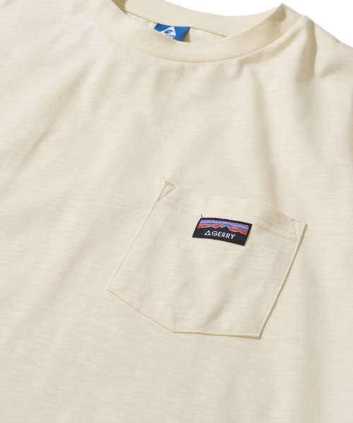 GERRY(ジェリー)の「【GERRY/ジェリー】冷感スラブポケットクルーネックTシャツ(Tシャツ/カットソー・メンズ・アイボリー/ブラック/ブラウン・X-LARGE/LARGE/MEDIUM)」の6枚目の写真