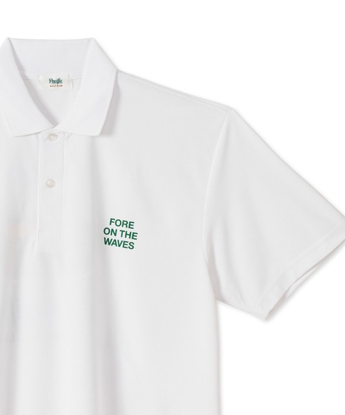 Pacific GOLF CLUB(パシフィックゴルフクラブ)の「【WOMEN】GOLF & PANCAKE POLO SHIRT(ポロシャツ・レディース・ホワイト/サンドベージュ/ブラック・S/XS)」の5枚目の写真