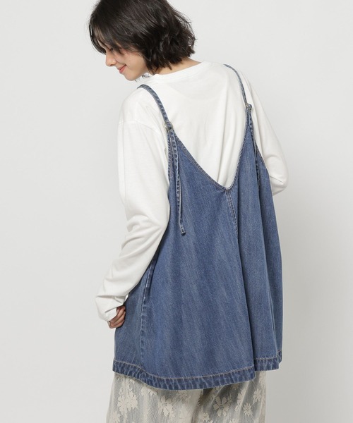 NKJ 2026SS] 2WAYZIPデニムドレス（キャミソール）｜niko and