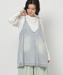 niko and...（ニコアンド）の「[NKJ 2026SS] 2WAYZIPデニムドレス（キャミソール）」