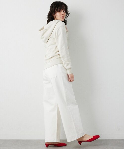 Whim Gazette(ウィムガゼット)の「ロゴ刺繍パーカー(パーカー・レディース・ホワイト系その他/ネイビー・FREE)」の10枚目の写真