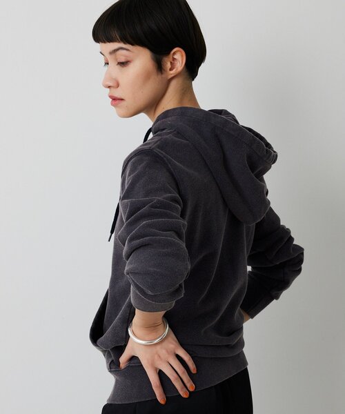 Whim Gazette(ウィムガゼット)の「ロゴ刺繍パーカー(パーカー・レディース・ホワイト系その他/ネイビー・FREE)」の11枚目の写真