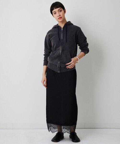 Whim Gazette(ウィムガゼット)の「ロゴ刺繍パーカー(パーカー・レディース・ホワイト系その他/ネイビー・FREE)」の15枚目の写真