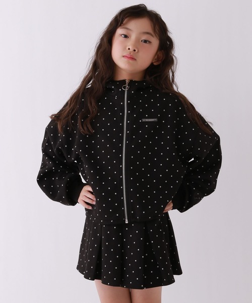 repipi armario（レピピ アルマリオ）の「【10C REPIPI】ダンボールZIPパーカー（パーカー・キッズ・アイボリー/ブラック/グレー・110cm/120cm/130cm/140cm）」の2枚目の写真