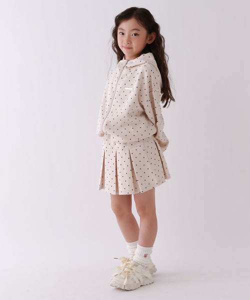 repipi armario（レピピ アルマリオ）の「【10C REPIPI】ダンボールZIPパーカー（パーカー・キッズ・アイボリー/ブラック/グレー・110cm/120cm/130cm/140cm）」の5枚目の写真