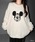 me+em select�i�~�[���Z���N�g�j�́u�y Disney �z�~�b�L�[&�~�j�[�I�[�o�[�V���M�[�j�b�g �^ Mickey �� Minnie over shaggy knit�i�j�b�g/�Z�[�^�[�j�v�b�A�C�{���[�n1