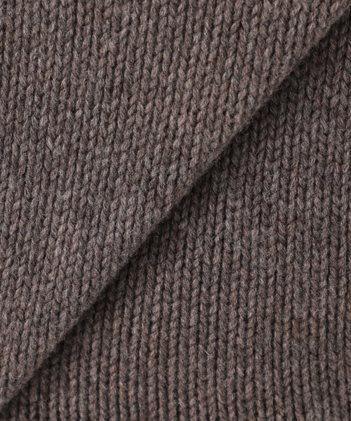 AP STUDIO（エーピーストゥディオ）の「ウールカシミヤクルーネックチュニックニット（ニット/セーター・レディース・ブラック/ブラウン/グレー・FREE）」の6枚目の写真