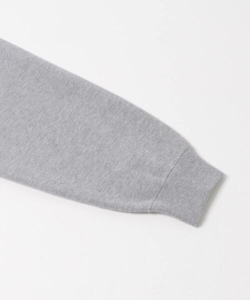 SENSE OF PLACE by URBAN RESEARCH（センスオブプレイスバイアーバンリサーチ）の「『洗濯可』スウェットライクポロカーディガン（カーディガン/ボレロ・メンズ・ライトグレー/ミント/ネイビー・MEDIUM/LARGE）」の7枚目の写真