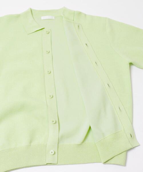 SENSE OF PLACE by URBAN RESEARCH（センスオブプレイスバイアーバンリサーチ）の「『洗濯可』スウェットライクポロカーディガン（カーディガン/ボレロ・メンズ・ライトグレー/ミント/ネイビー・MEDIUM/LARGE）」の20枚目の写真