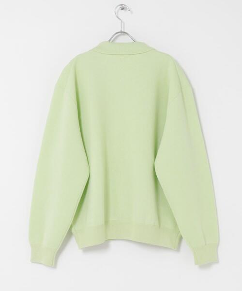 SENSE OF PLACE by URBAN RESEARCH（センスオブプレイスバイアーバンリサーチ）の「『洗濯可』スウェットライクポロカーディガン（カーディガン/ボレロ・メンズ・ライトグレー/ミント/ネイビー・MEDIUM/LARGE）」の21枚目の写真