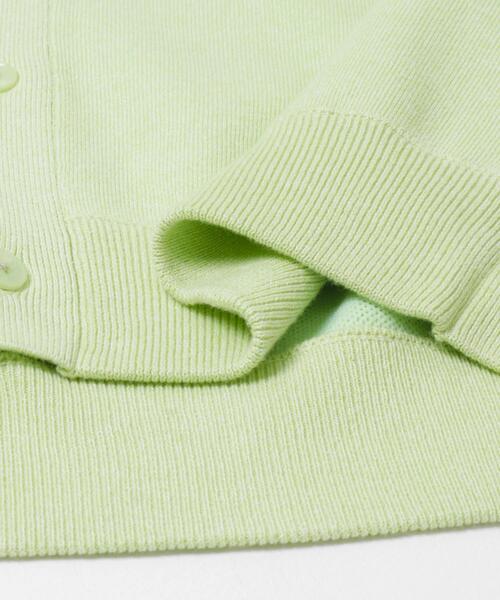 SENSE OF PLACE by URBAN RESEARCH（センスオブプレイスバイアーバンリサーチ）の「『洗濯可』スウェットライクポロカーディガン（カーディガン/ボレロ・メンズ・ライトグレー/ミント/ネイビー・MEDIUM/LARGE）」の22枚目の写真