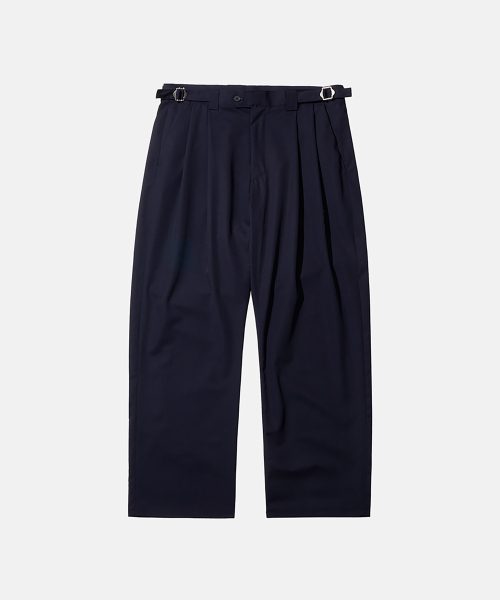 TY(ティワイ)の「クラシックツーピンタックトラウザー, ダークネイビー(スラックス・レディース・その他・M/L/XL)」の1枚目の写真