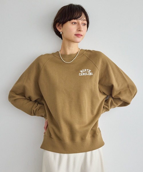 Champion（チャンピオン）の「【Champion/チャンピオン別注】アソートロゴスウェットプルオーバー/リンクコーデ（スウェット・レディース・ホワイト系その他5/ホワイト系その他6/サックスブルー/ブラウン・FREE）」の4枚目の写真