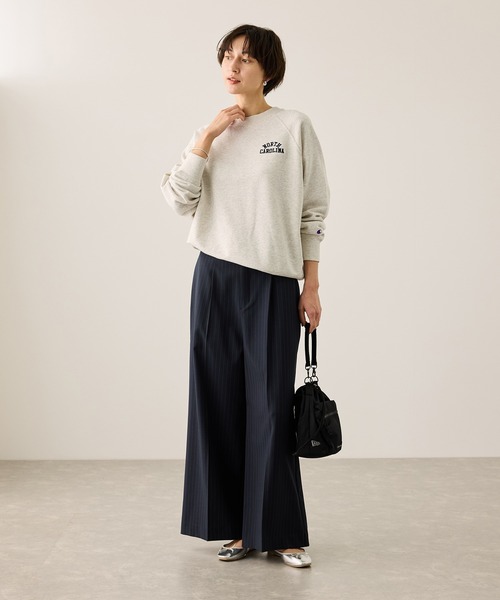 Champion（チャンピオン）の「【Champion/チャンピオン別注】アソートロゴスウェットプルオーバー/リンクコーデ（スウェット・レディース・ホワイト系その他5/ホワイト系その他6/サックスブルー/ブラウン・FREE）」の5枚目の写真