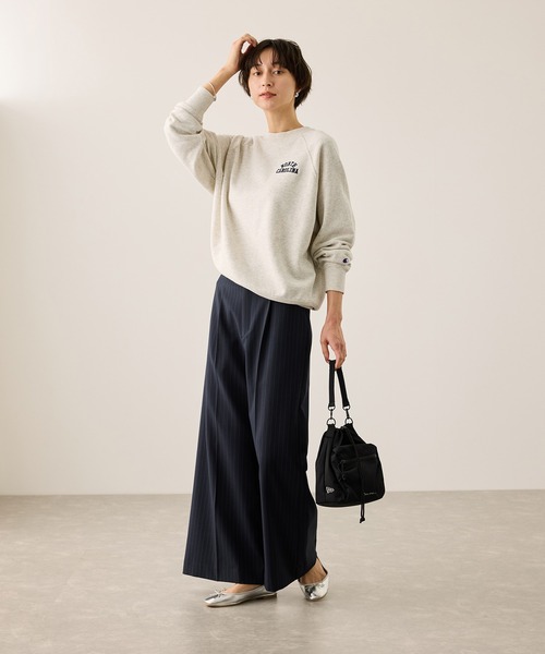 Champion（チャンピオン）の「【Champion/チャンピオン別注】アソートロゴスウェットプルオーバー/リンクコーデ（スウェット・レディース・ホワイト系その他5/ホワイト系その他6/サックスブルー/ブラウン・FREE）」の7枚目の写真