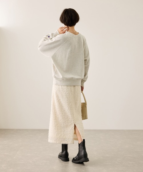 Champion（チャンピオン）の「【Champion/チャンピオン別注】アソートロゴスウェットプルオーバー/リンクコーデ（スウェット・レディース・ホワイト系その他5/ホワイト系その他6/サックスブルー/ブラウン・FREE）」の14枚目の写真