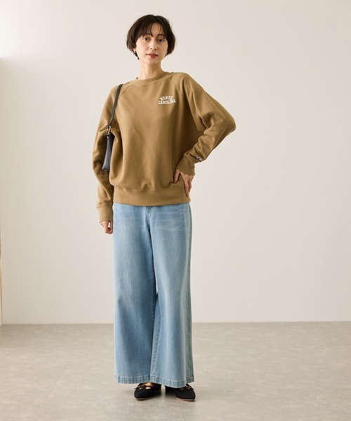 Champion（チャンピオン）の「【Champion/チャンピオン別注】アソートロゴスウェットプルオーバー/リンクコーデ（スウェット・レディース・ホワイト系その他5/ホワイト系その他6/サックスブルー/ブラウン・FREE）」の18枚目の写真