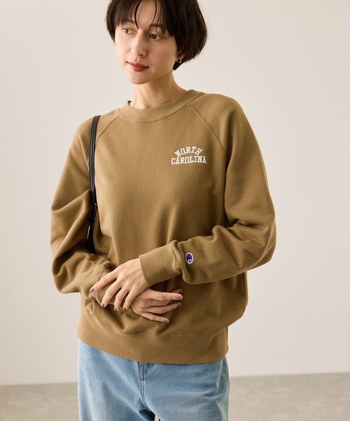 Champion（チャンピオン）の「【Champion/チャンピオン別注】アソートロゴスウェットプルオーバー/リンクコーデ（スウェット・レディース・ホワイト系その他5/ホワイト系その他6/サックスブルー/ブラウン・FREE）」の21枚目の写真