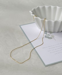 colleca la（コレカラ）の「[silver925]ベーシックチェーンスキンネックレス〈金属アレルギー対応〉（ネックレス）」