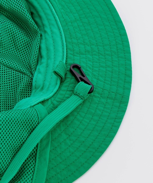 Ocean&Ground（オーシャン&グラウンド）の「【撥水加工/UVカット】アドベンチャーHAT（ハット・キッズ・グリーン/ネイビー/イエロー/パープル/ブラック/レッド/ピンク・56/54/52/50）」の21枚目の写真