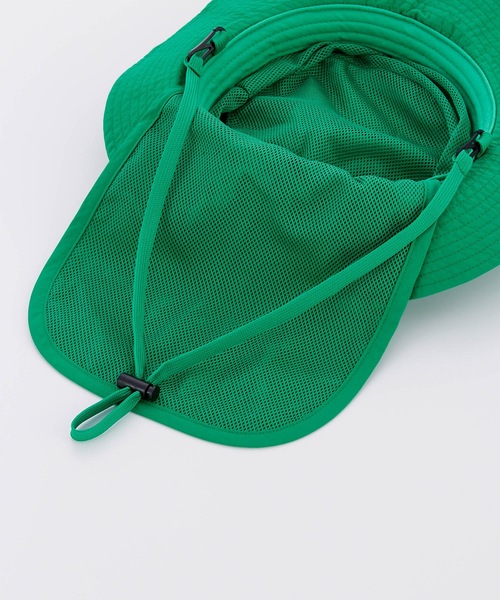 Ocean&Ground（オーシャン&グラウンド）の「【撥水加工/UVカット】アドベンチャーHAT（ハット・キッズ・グリーン/ネイビー/イエロー/パープル/ブラック/レッド/ピンク・56/54/52/50）」の19枚目の写真