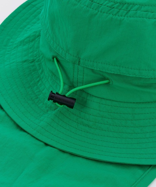 Ocean&Ground（オーシャン&グラウンド）の「【撥水加工/UVカット】アドベンチャーHAT（ハット・キッズ・グリーン/ネイビー/イエロー/パープル/ブラック/レッド/ピンク・56/54/52/50）」の17枚目の写真