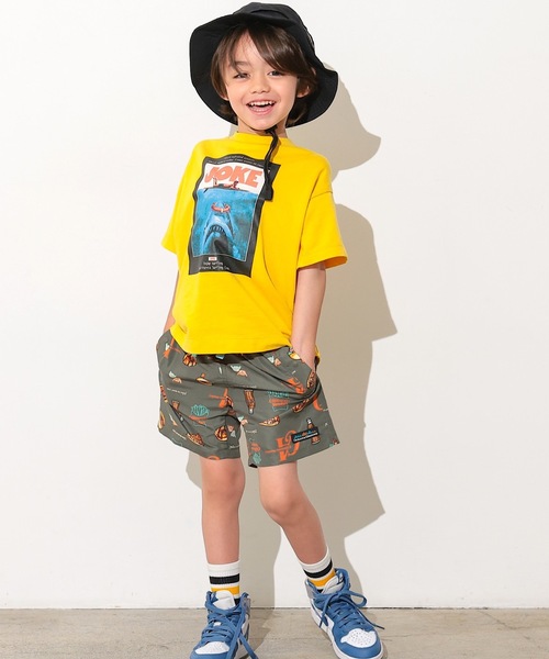 Ocean&Ground（オーシャン&グラウンド）の「【撥水加工/UVカット】アドベンチャーHAT（ハット・キッズ・グリーン/ネイビー/イエロー/パープル/ブラック/レッド/ピンク・56/54/52/50）」の14枚目の写真