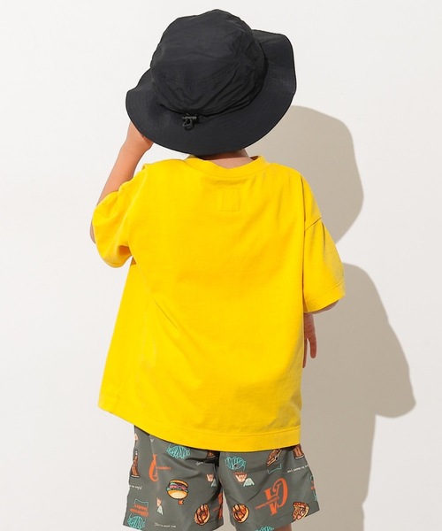 Ocean&Ground（オーシャン&グラウンド）の「【撥水加工/UVカット】アドベンチャーHAT（ハット・キッズ・グリーン/ネイビー/イエロー/パープル/ブラック/レッド/ピンク・56/54/52/50）」の13枚目の写真