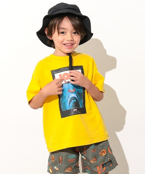 Ocean&Ground（オーシャン&グラウンド）の「【撥水加工/UVカット】アドベンチャーHAT（ハット・キッズ・グリーン/ネイビー/イエロー/パープル/ブラック/レッド/ピンク・56/54/52/50）」の11枚目の写真