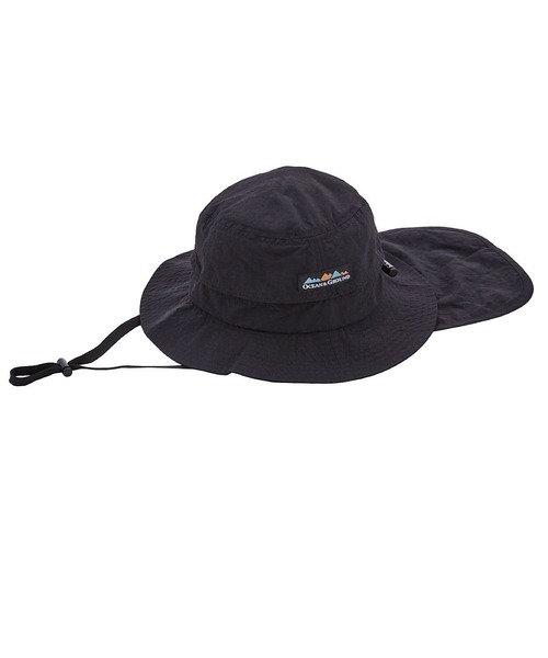Ocean&Ground（オーシャン&グラウンド）の「【撥水加工/UVカット】アドベンチャーHAT（ハット・キッズ・グリーン/ネイビー/イエロー/パープル/ブラック/レッド/ピンク・56/54/52/50）」の8枚目の写真